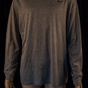 The Nike Tee, dri fit, XL, men, gray, long sleeve